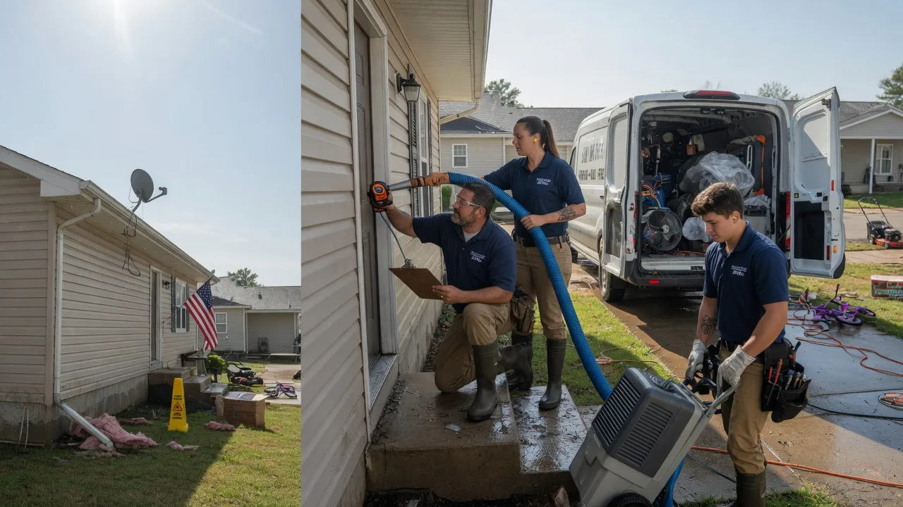 Ceiling Water Damage Restoration in Joy, IL near me